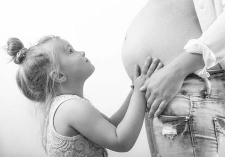 sesja ciążowa studio fotograf szczecin w studiu