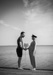 sesja zdjęciowa w plenerze w ciąży ciażowa szczecin