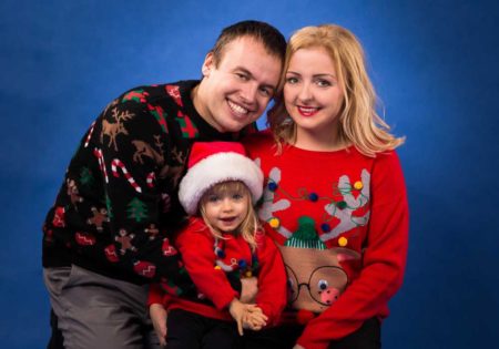 świąteczna sesja zdjęciowa sesje rodzinne w studio szczecin